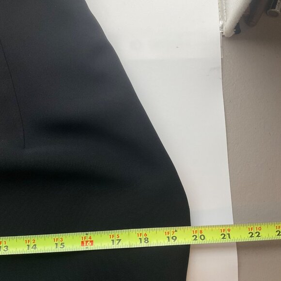 VTG Andrea Polizzi Rex Lester Small Black Halter Formal Gown Dress Velvet Goth - Picture 12 of 16